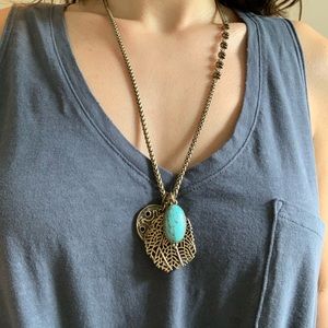 Lucky Brand Gold Drop Necklace